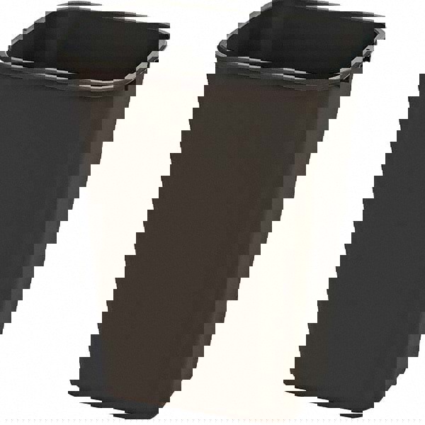 41 Qt Rectangle Black Trash Can